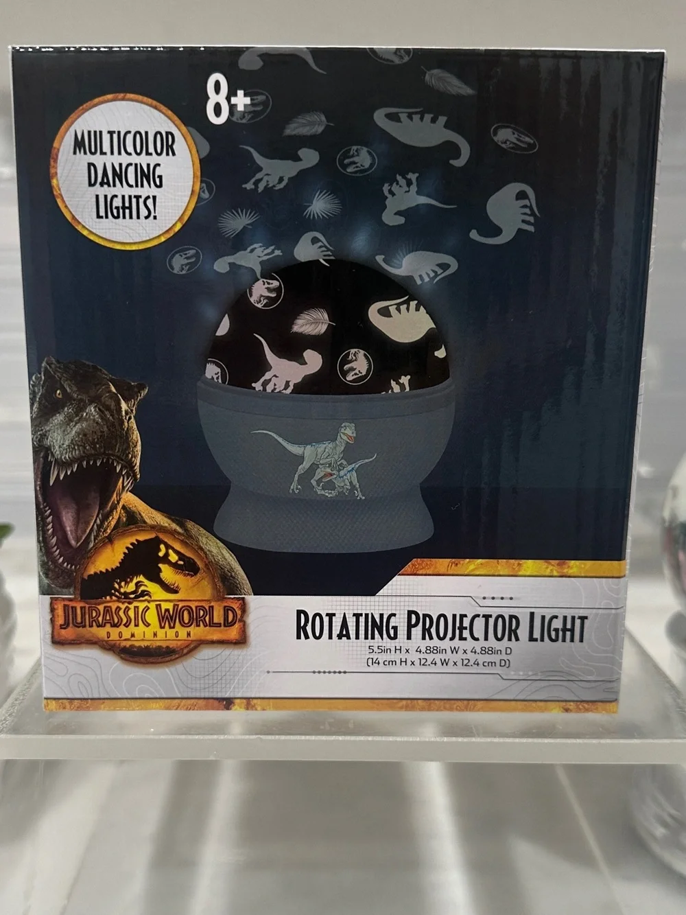 Jurassic World Dominion Rotating Projector Light | Multicolor Dancing Lights
